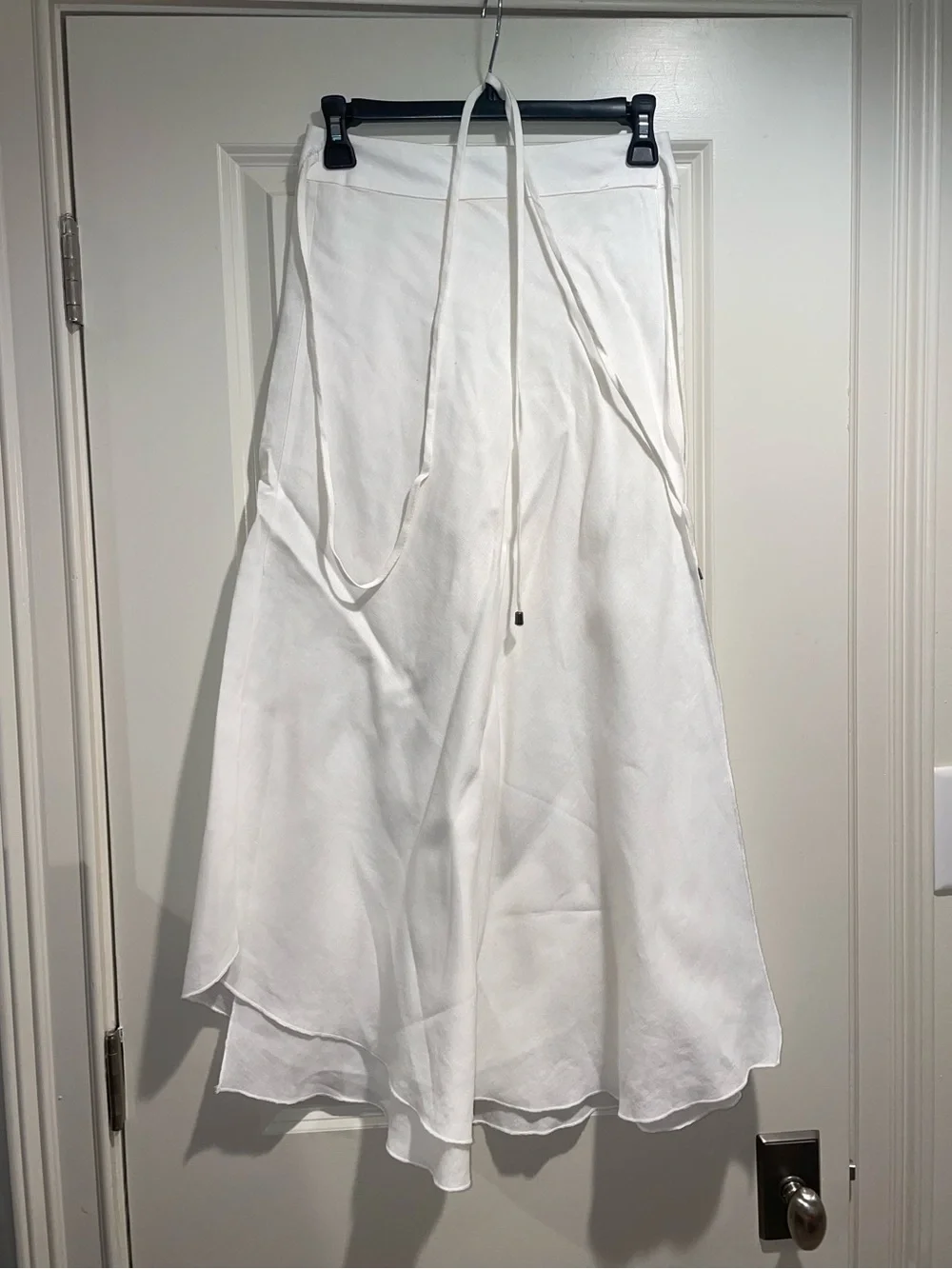 Three Dots white full midi skirt - Picture 1 of 5